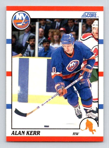 #307 Alan Kerr - New York Islanders - 1990-91 Score American Hockey