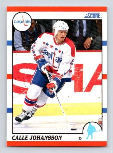 #309 Calle Johansson - Washington Capitals - 1990-91 Score American Hockey
