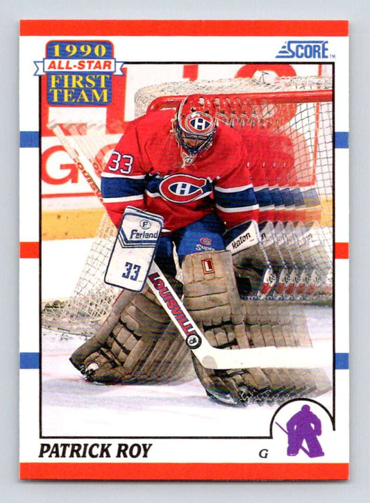 #312 Patrick Roy - Montreal Canadiens - 1990-91 Score American Hockey