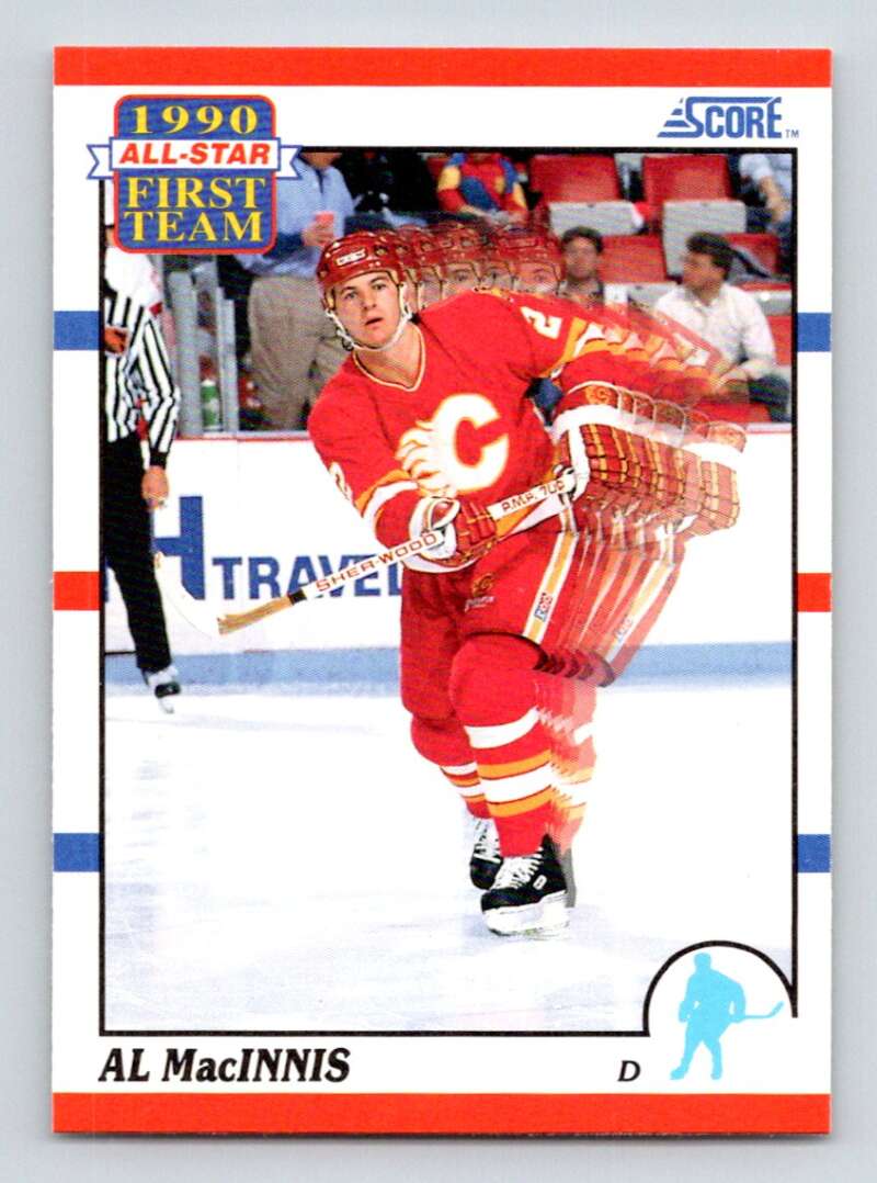 #314 Al MacInnis - Calgary Flames - 1990-91 Score American Hockey