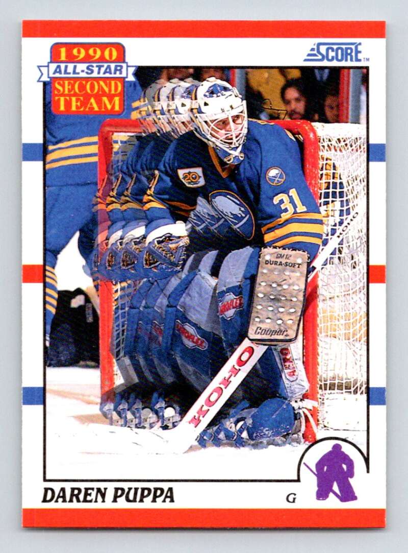 #318 Daren Puppa - Buffalo Sabres - 1990-91 Score American Hockey