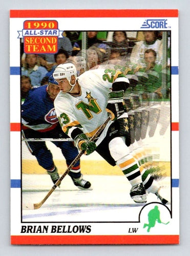 #322 Brian Bellows - Minnesota North Stars - 1990-91 Score American Hockey