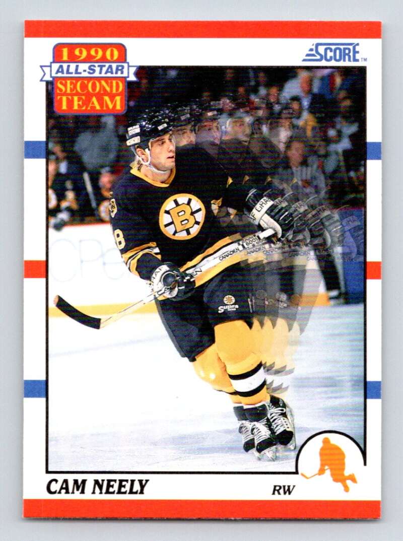 #323 Cam Neely - Boston Bruins - 1990-91 Score American Hockey