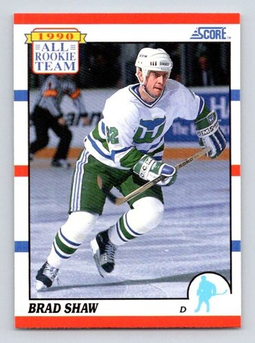 #325 Brad Shaw - Edmonton Oilers - 1990-91 Score American Hockey