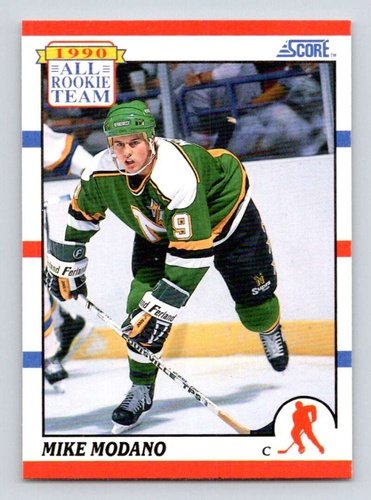 #327 Mike Modano ART - Minnesota North Stars - 1990-91 Score American Card