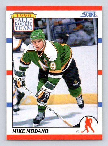 #327 Mike Modano - Minnesota North Stars - 1990-91 Score American Hockey