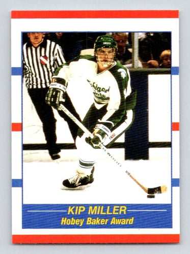 #330 Kip Miller - Michigan State Spartans - 1990-91 Score American Hockey