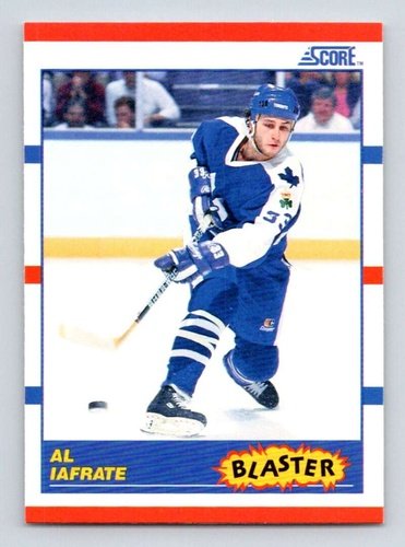 #334 Al Iafrate - Toronto Maple Leafs - 1990-91 Score American Hockey