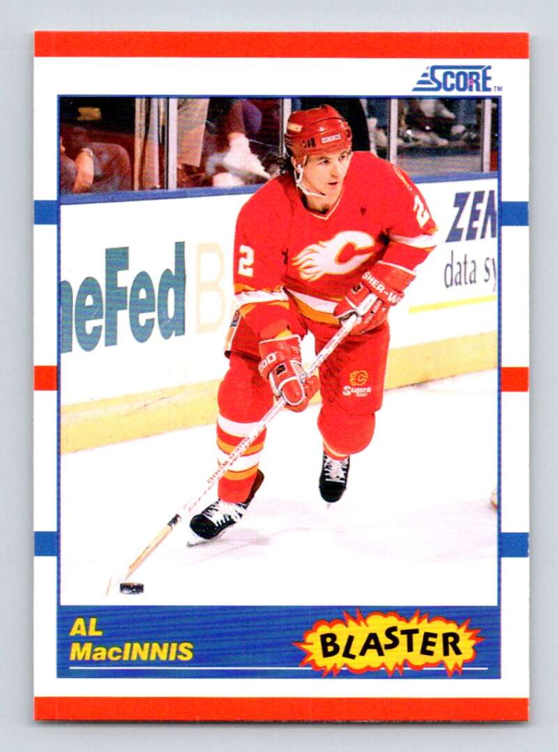 #335 Al MacInnis - Toronto Maple Leafs - 1990-91 Score American Card