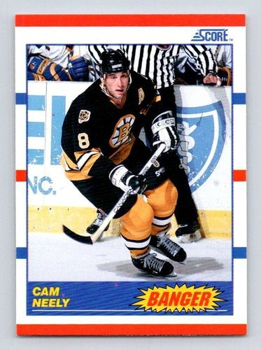 #340 Cam Neely - Boston Bruins - 1990-91 Score American Hockey