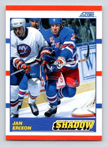#343 Jan Erixon - New York Rangers - 1990-91 Score American Hockey