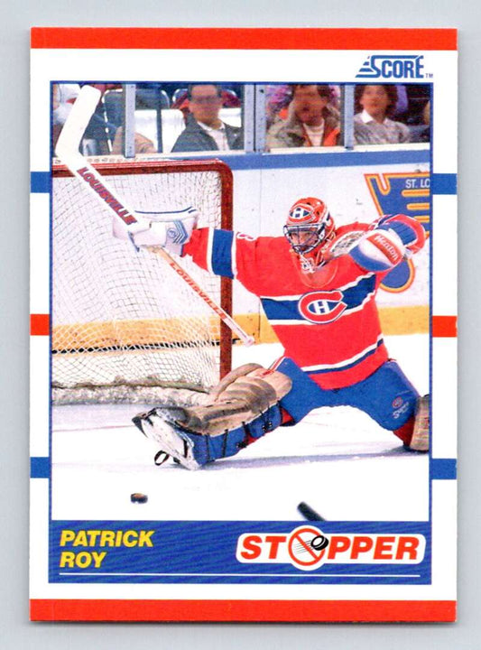 #344 Patrick Roy - Montreal Canadiens - 1990-91 Score American Hockey