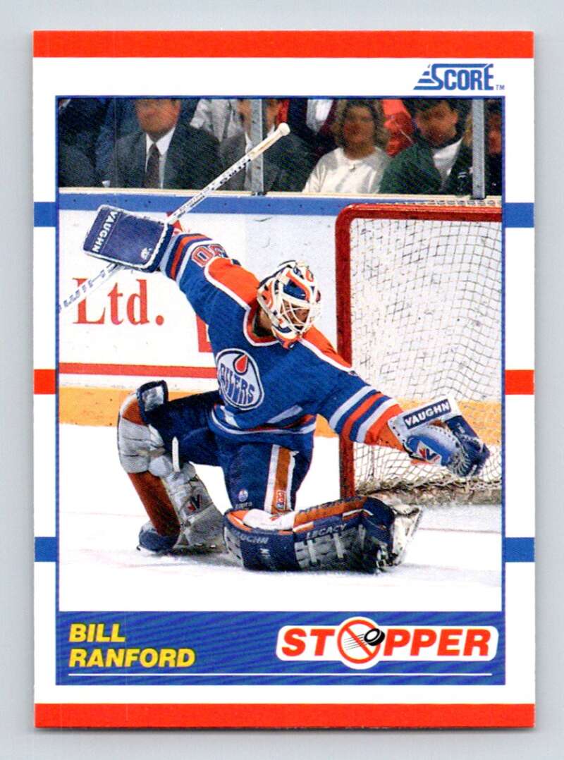 #345 Bill Ranford - Edmonton Oilers - 1990-91 Score American Hockey