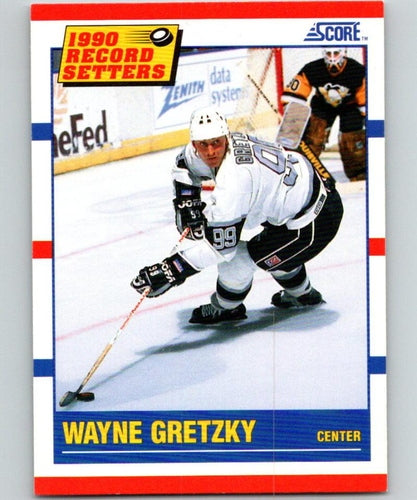 #347 Wayne Gretzky - Los Angeles Kings - 1990-91 Score American Hockey