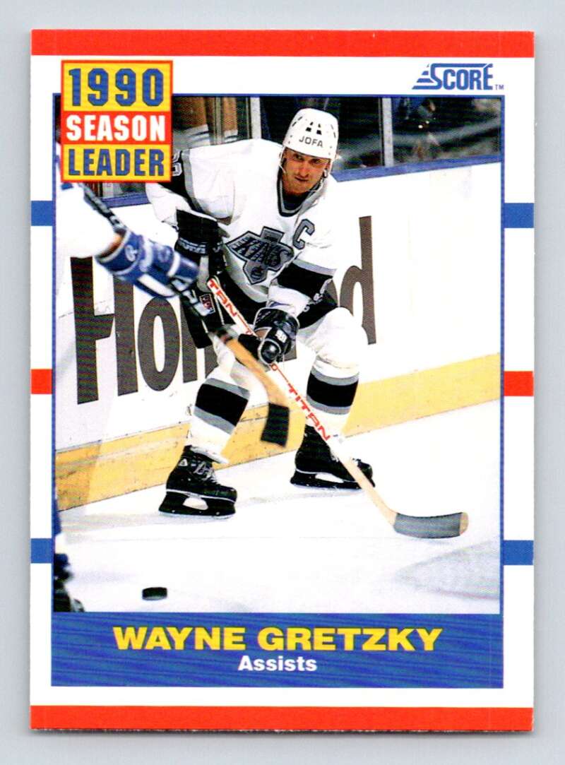 #352 Wayne Gretzky - Los Angeles Kings - 1990-91 Score American Hockey