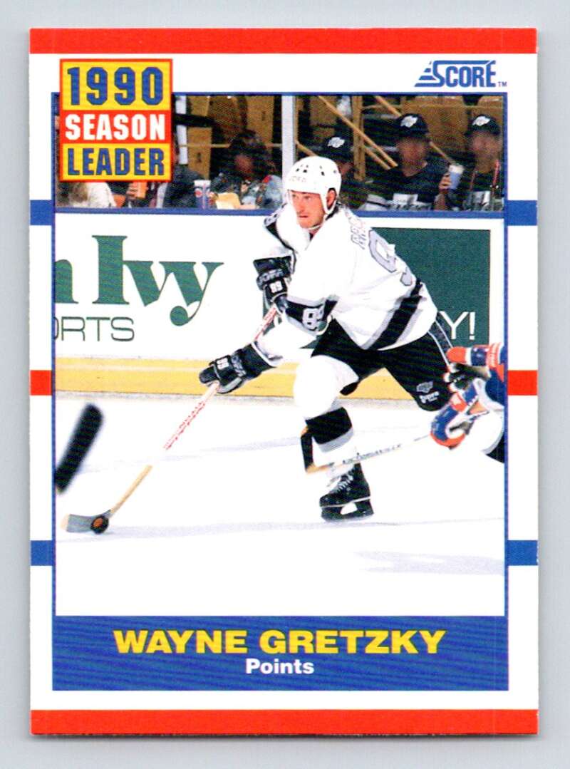 #353 Wayne Gretzky LL - Los Angeles Kings - 1990-91 Score American Card