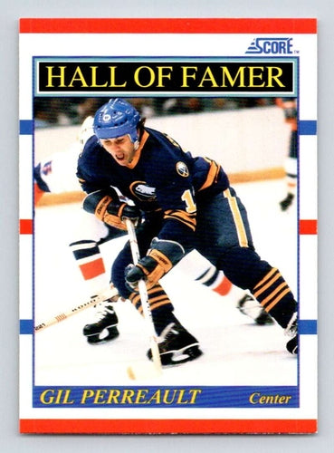 #355 Gilbert Perreault - Buffalo Sabres - 1990-91 Score American Hockey