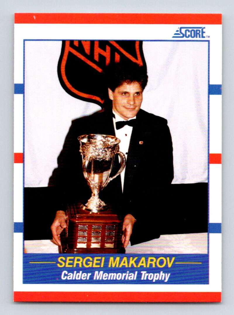 #362 Sergei Makarov - Calgary Flames - 1990-91 Score American Hockey
