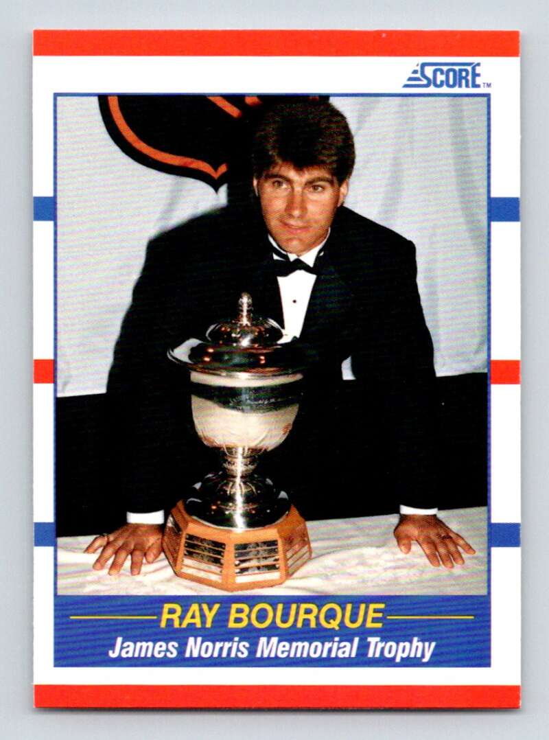 #363 Ray Bourque TR - Boston Bruins - 1990-91 Score American Card