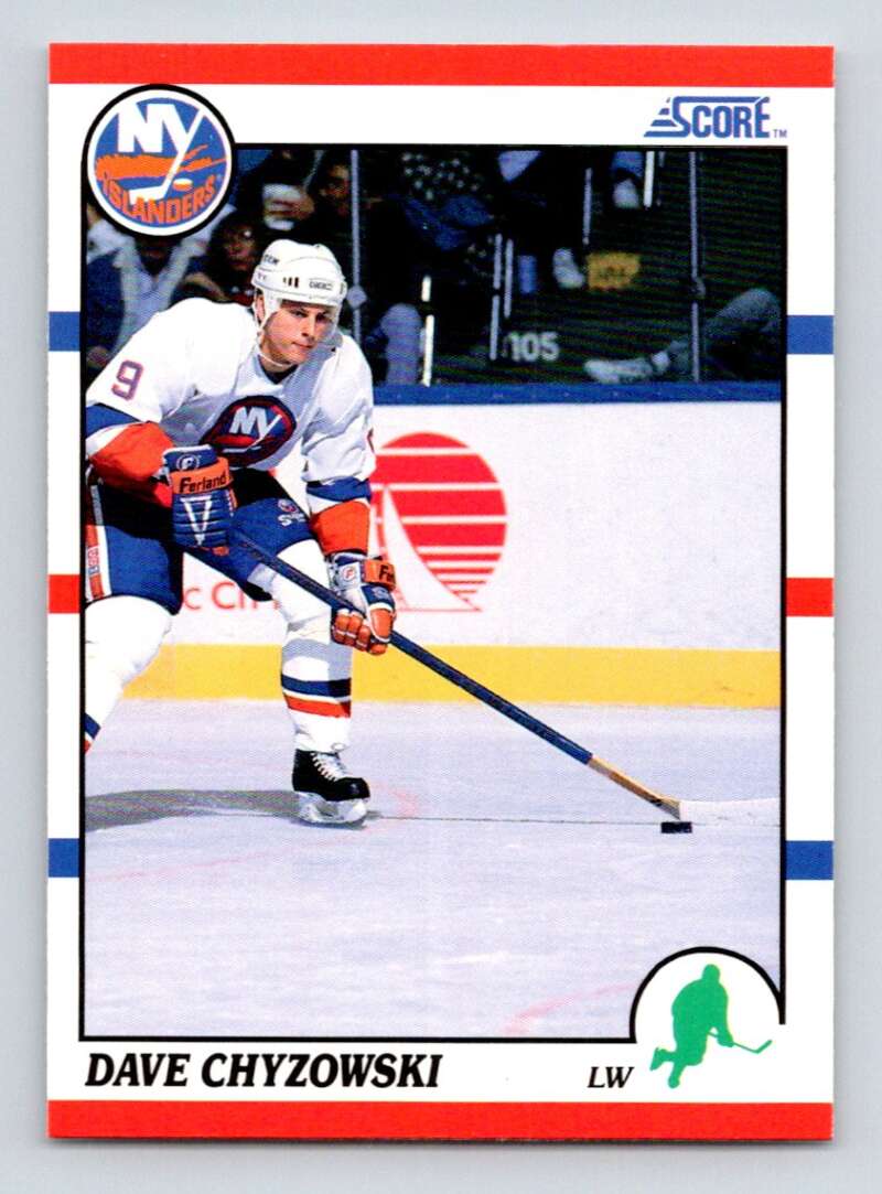 #372 Dave Chyzowski - New York Islanders RC - 1990-91 Score American Card