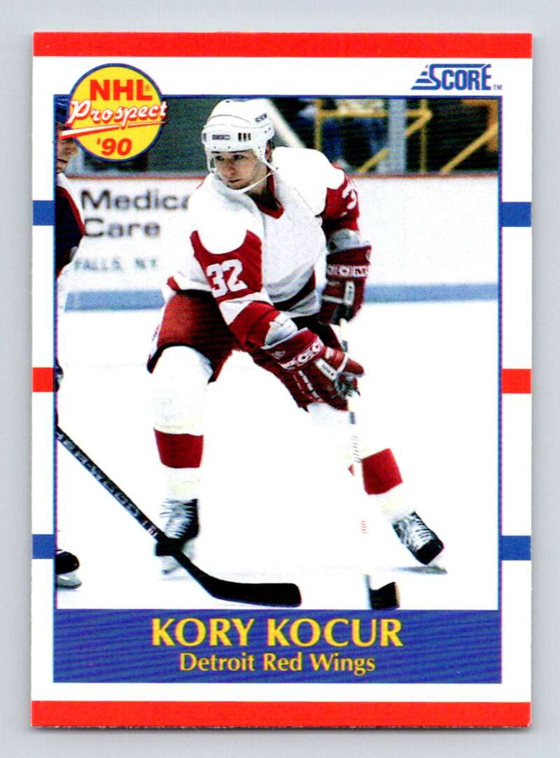 #384 Kory Kocur - Detroit Red Wings - 1990-91 Score American Hockey