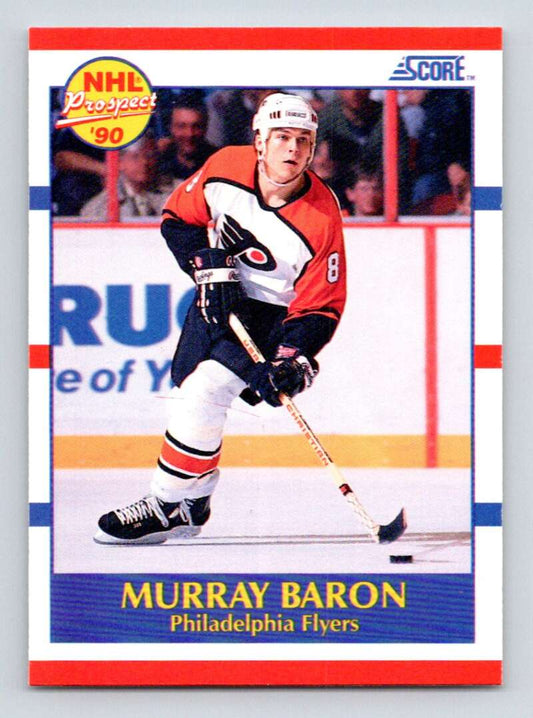 #399 Murray Baron - Philadelphia Flyers - 1990-91 Score American Hockey