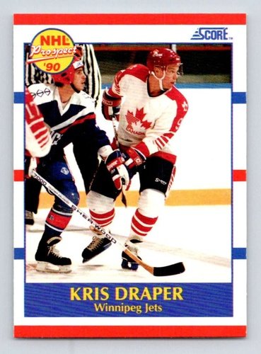 #404 Kris Draper - Winnipeg Jets - 1990-91 Score American Hockey