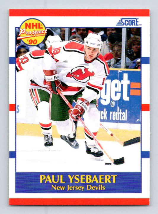 #406 Paul Ysebaert - New Jersey Devils - 1990-91 Score American Hockey