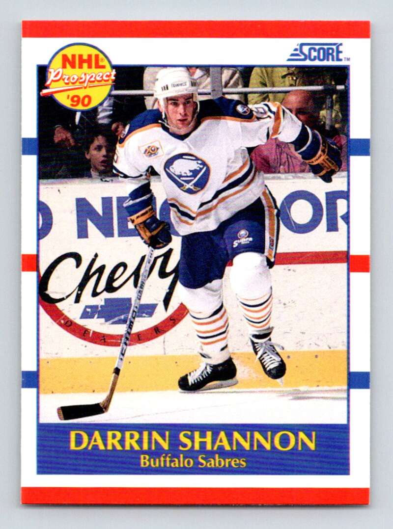 #410 Darrin Shannon - Buffalo Sabres - 1990-91 Score American Hockey