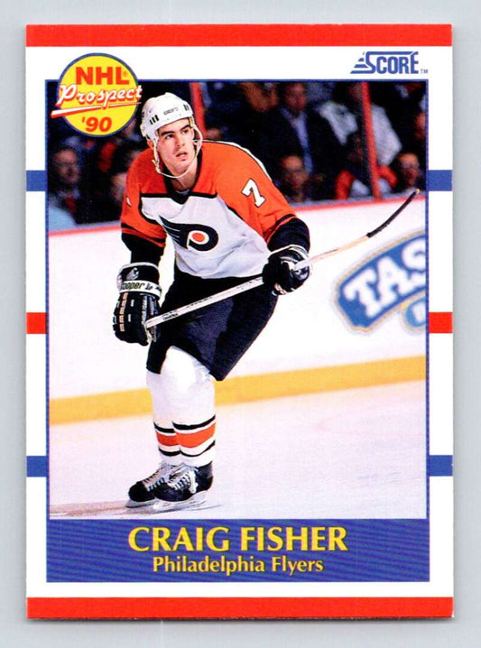 #412 Craig Fisher - Philadelphia Flyers - 1990-91 Score American Hockey