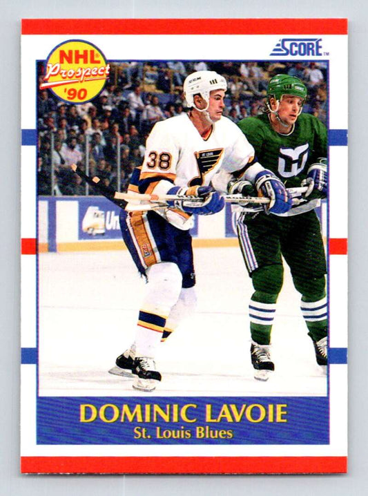 #416 Dominic Lavoie - St. Louis Blues - 1990-91 Score American Hockey