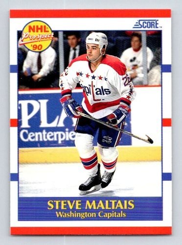 #417 Steve Maltais - Washington Capitals - 1990-91 Score American Hockey