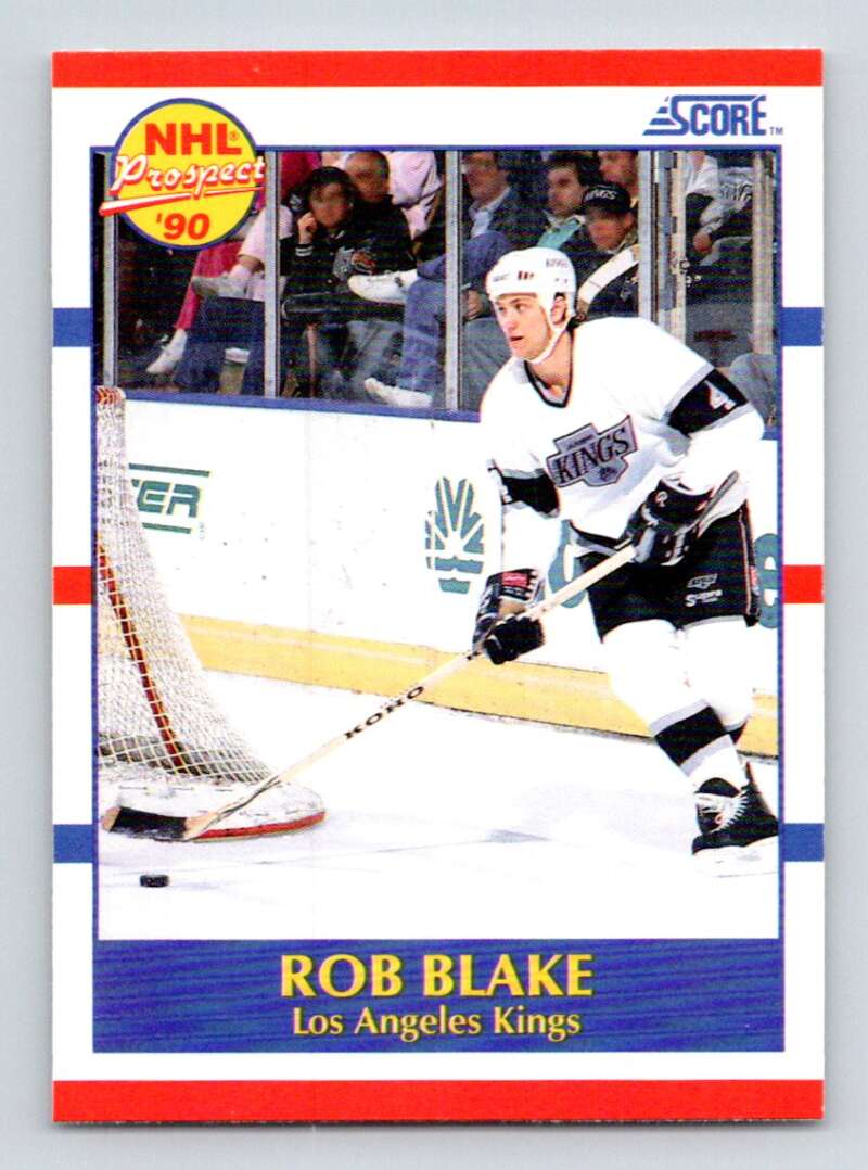 #421 Rob Blake - Los Angeles Kings - 1990-91 Score American Card