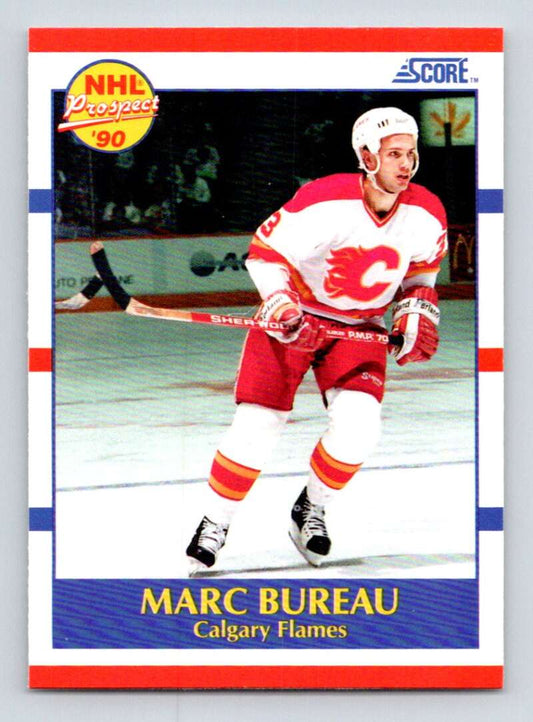 #423 Marc Bureau - Calgary Flames - 1990-91 Score American Hockey