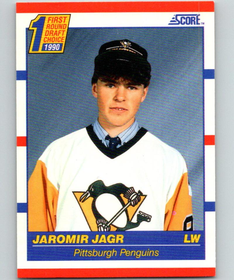 #428 Jaromir Jagr - Pittsburgh Penguins - 1990-91 Score American Hockey