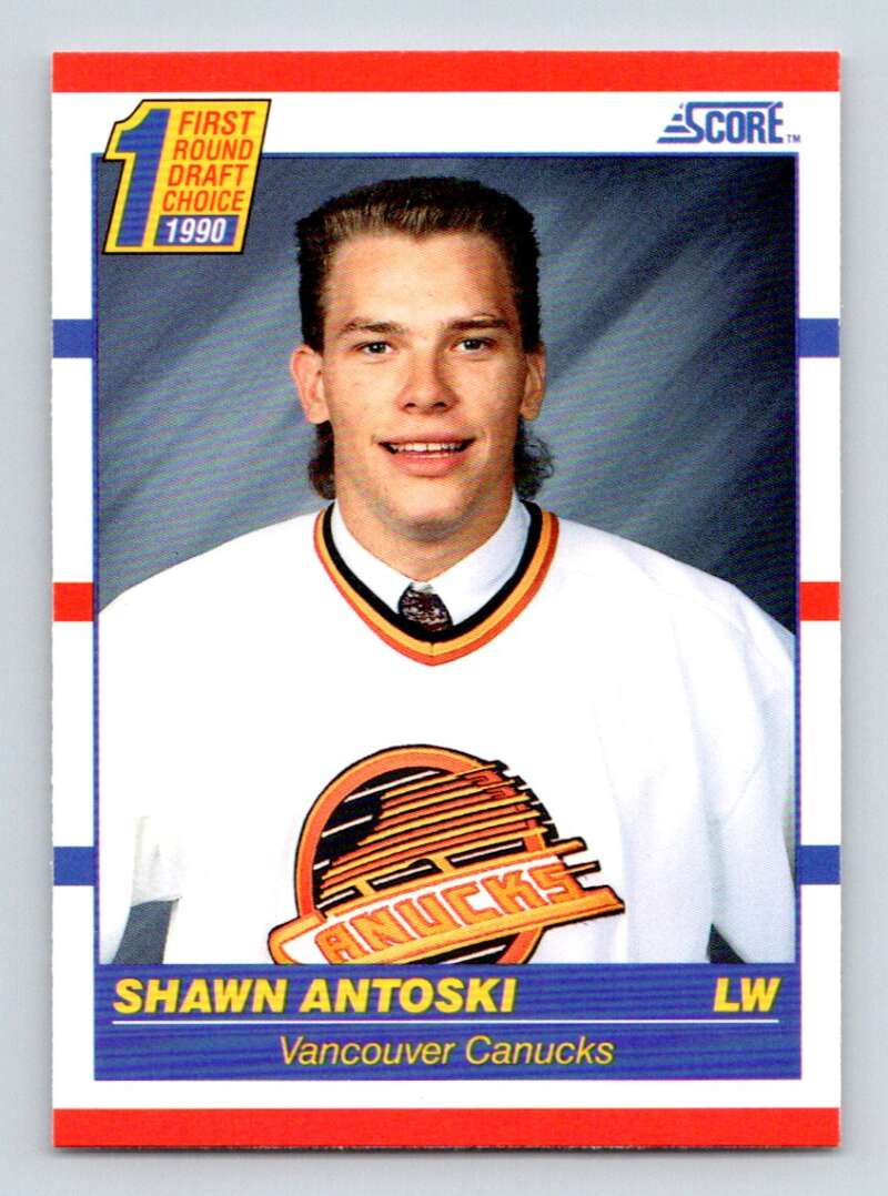 #429 Shawn Antoski - Vancouver Canucks - 1990-91 Score American Hockey
