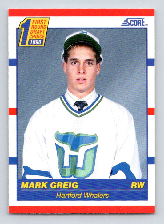 #431 Mark Greig - Hartford Whalers - 1990-91 Score American Hockey