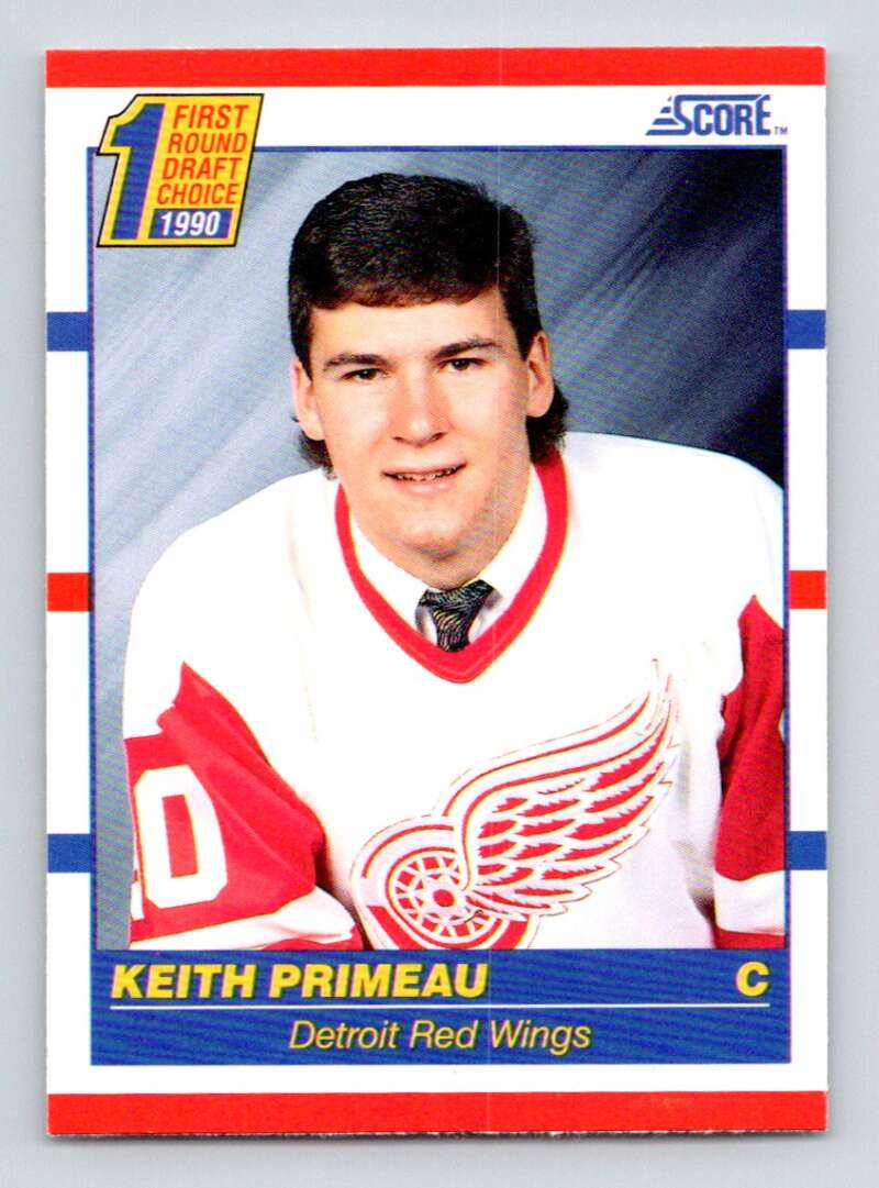 #436 Keith Primeau - Detroit Red Wings - 1990-91 Score American Card