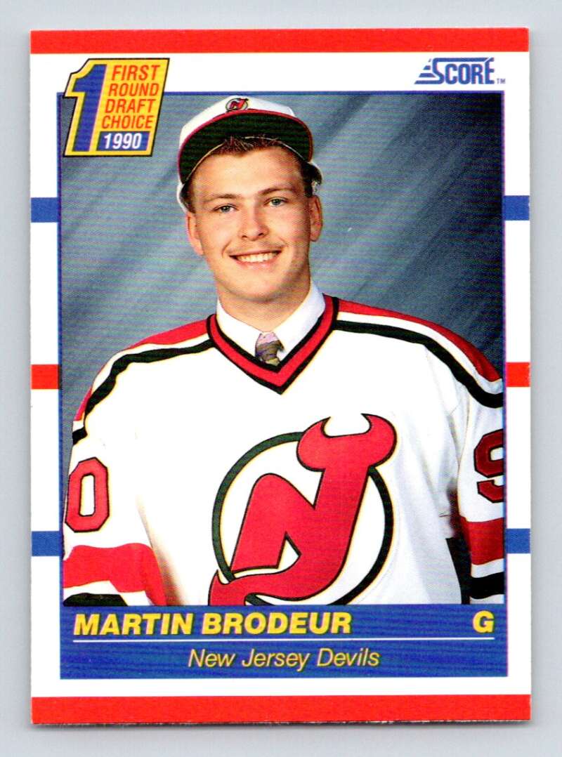 #439 Martin Brodeur - New Jersey Devils - 1990-91 Score American Hockey