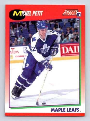 #103 Michel Petit - Toronto Maple Leafs - 1991-92 Score Canadian Hockey