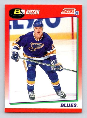 #179 Bob Bassen - St. Louis Blues - 1991-92 Score Canadian Hockey