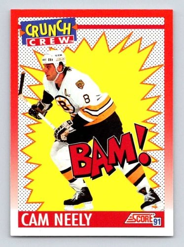 #305 Cam Neely - Boston Bruins - 1991-92 Score Canadian Hockey