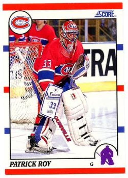 #10 Patrick Roy - Montreal Canadiens - 1990-91 Score American Hockey