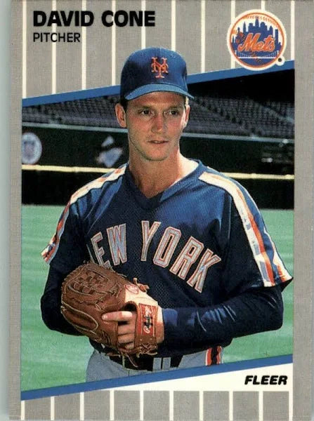 #31 David Cone - New York Mets - 1989 Fleer Baseball